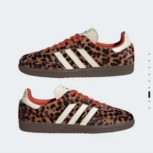 Adidas Cheetah Print Samba NWT